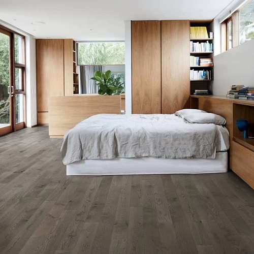 ДУБ КАРБОН ПАРКЕТНАЯ ДОСКА KAHRS CANVAS